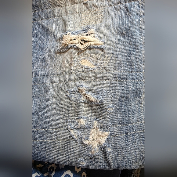 Adriana Goldschmeid  Women's Distressed Slim Straight Leg Jeans, Waist 31 - Picture 11 of 16